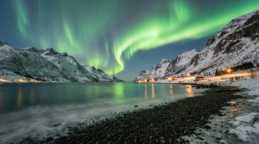 Aurora over Ersfjordbotn